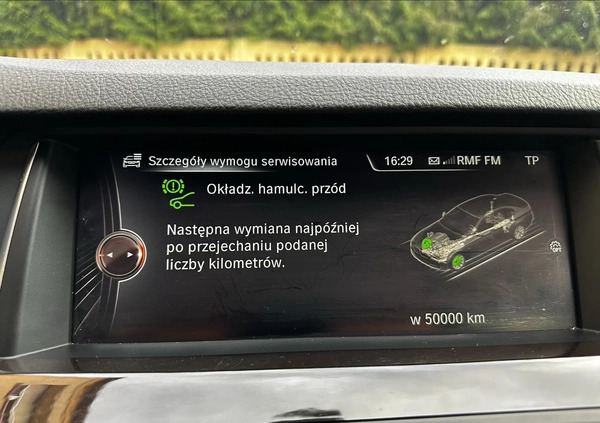 BMW Seria 5 cena 69999 przebieg: 218556, rok produkcji 2016 z Krotoszyn małe 154